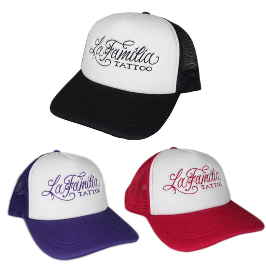 Embroidered trucker cap