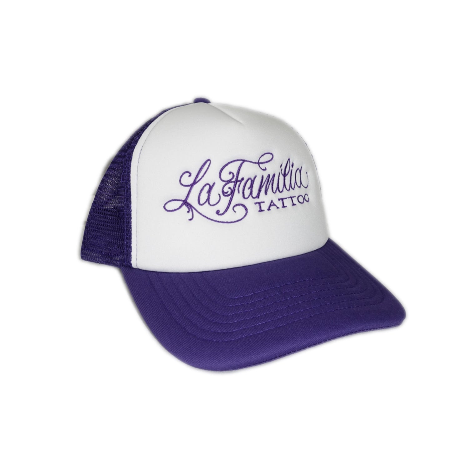 Embroidered trucker cap