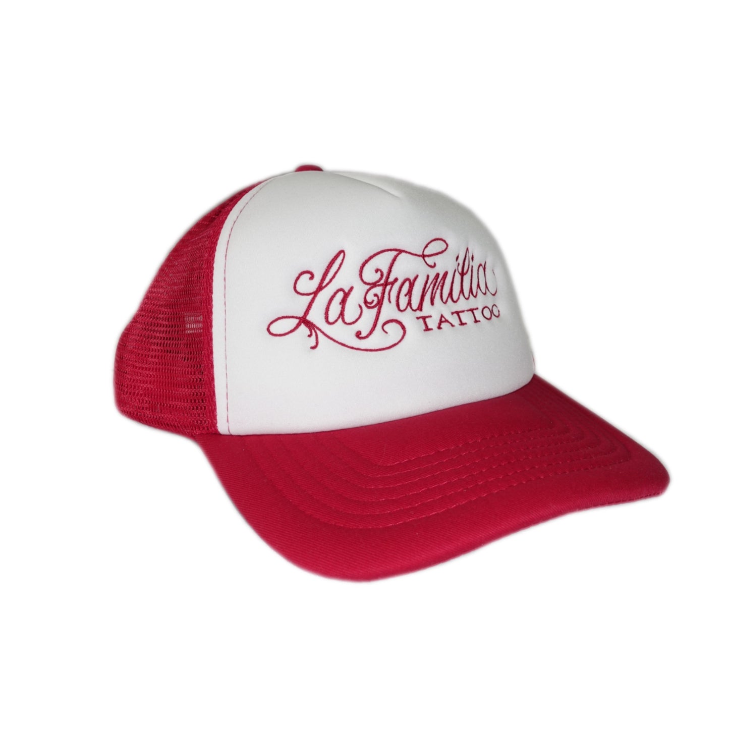 Embroidered trucker cap
